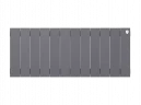 Биметаллический радиатор отопления Royal Thermo PianoForte 300 12 секций Silver Satin