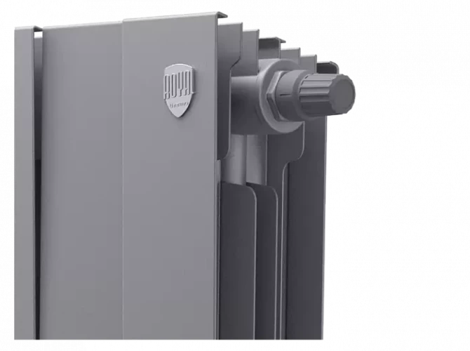 Биметаллический радиатор отопления Royal Thermo PianoForte 300 10 секций Silver Satin VDR