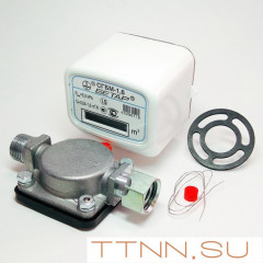 Счетчик газа Бетар СГБМ-1,6 г. Чистополь с накидной гайкой