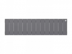Биметаллический радиатор отопления Royal Thermo PianoForte 200 14 секций Silver Satin
