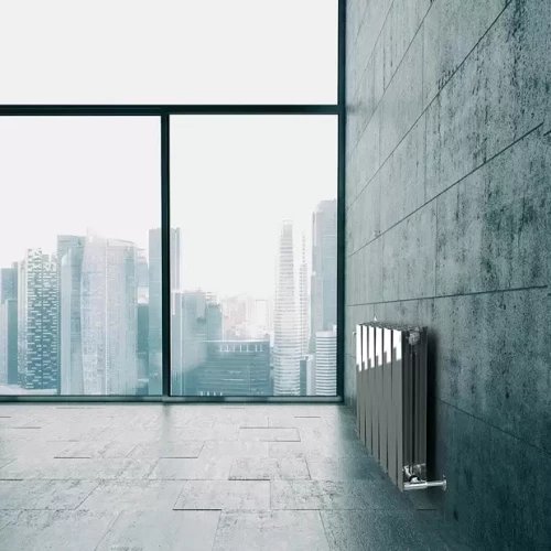 Биметаллический радиатор отопления Royal Thermo PianoForte 500 VD 6 секций Silver Satin