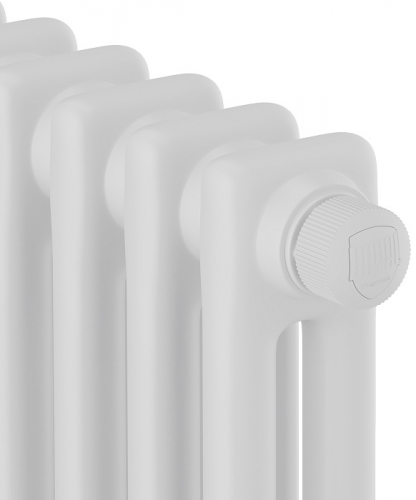 Стальной трубчатый радиатор 2-колончатый Royal Thermo Insignia VC2050 - 16 секц. RAL9016, нижнее 1/2