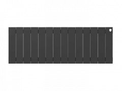 Биметаллический радиатор отопления Royal Thermo PianoForte 300 14 секций Noir Sable