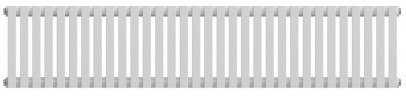 Стальной трубчатый радиатор 2-колончатый Royal Thermo Shift Q30 C2030 - 32 секц. RAL9016, боковое 1/2