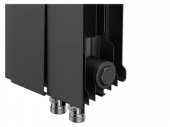 Биметаллический радиатор отопления Royal Thermo PianoForte 300 18 секций Noir Sable VDR