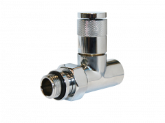 Ручной регулировки вентиль Royal Thermo прямой, PIANO (хром) 1/2