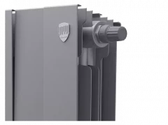 Биметаллический радиатор отопления Royal Thermo PianoForte 300 14 секций Silver Satin VDR