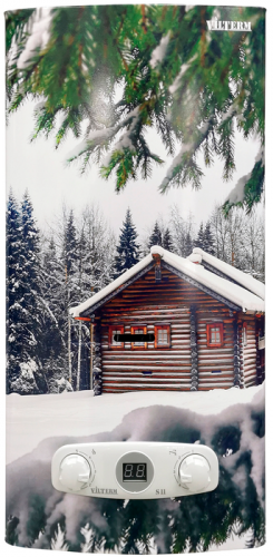 Газовый проточный водонагреватель VilTerm S11 Print (Зимний дом)