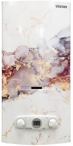 Газовый проточный водонагреватель VilTerm S11 Print (Мрамор)