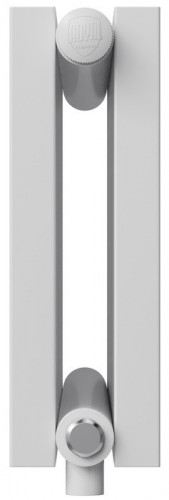Стальной трубчатый радиатор 2-колончатый Royal Thermo Shift Q30 VC2030 - 20 секц. RAL9016, нижнее 1/2