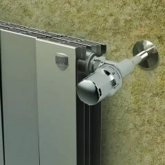 Биметаллический радиатор отопления Royal Thermo PianoForte 500 2 секции Silver Satin