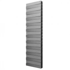 Биметаллический вертикальный радиатор Royal Thermo Piano Forte Tower Silver Satin 18 секций
