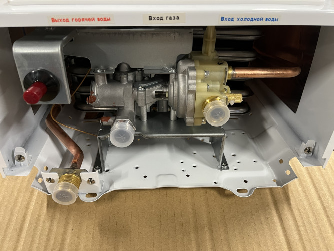 Газовая колонка WERTRUS 10P пьезорозжиг