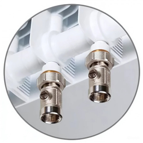 Биметаллический радиатор Rifar SUPReMO 350 х 9 секц НП лев (VL)