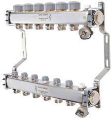 Для отопления Royal Thermo 1" ВР-3/4" НР, 11 выходов, нерж. (RTE 51.111)