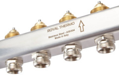 Для отопления Royal Thermo 1" ВР-3/4" НР, 12 выходов, нерж. (RTE 51.112)