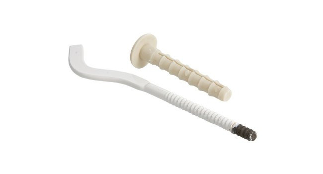 Кронштейн для радиаторов штырьевой с дюбелем 7*180